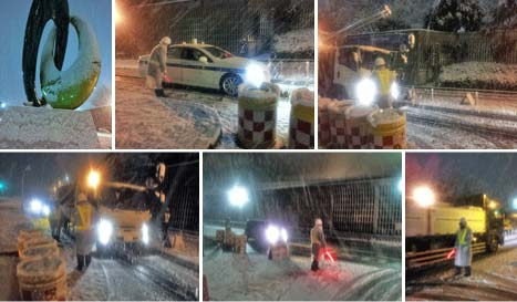 外環道（東京外かく環状道路）雪氷対策