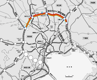 外環道（東京外かく環状道路）雪氷対策