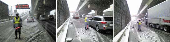 外環道（東京外かく環状道路）雪氷対策