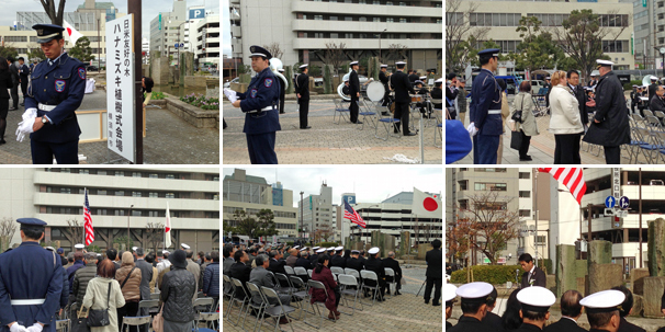 日米友好の木ハナミズキ植樹式開催