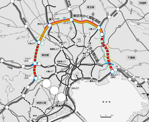 外環道（東京外かく環状道路）雪氷対策