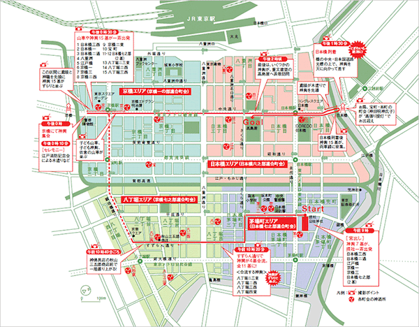 日枝神社山王祭：各町神輿渡御
