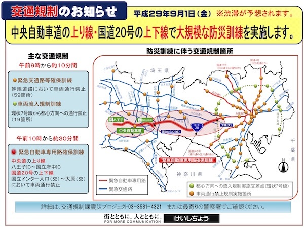 平成29年度防災週間における防災訓練