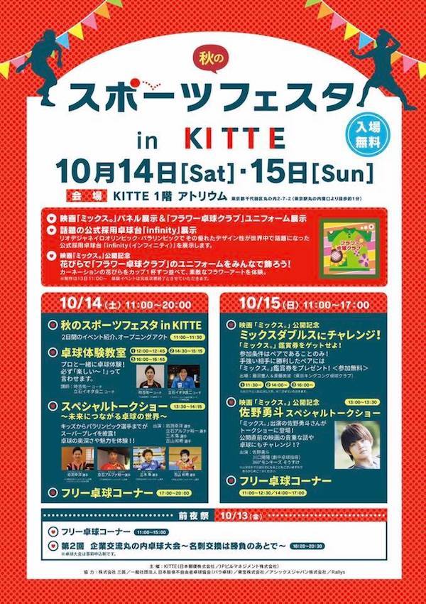 秋のスポーツフェスタ in ＫＩＴＴＥ