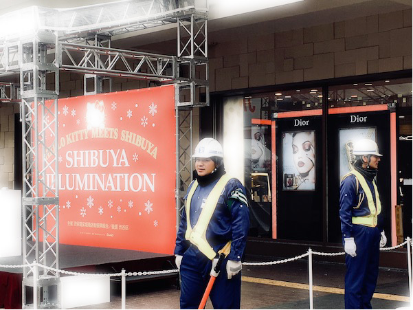 渋谷ハチ公前広場イルミネーション点灯式