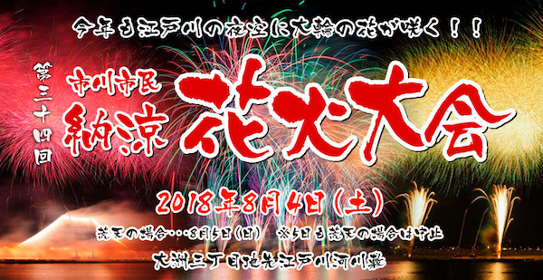 第34回 市川市民納涼花火大会