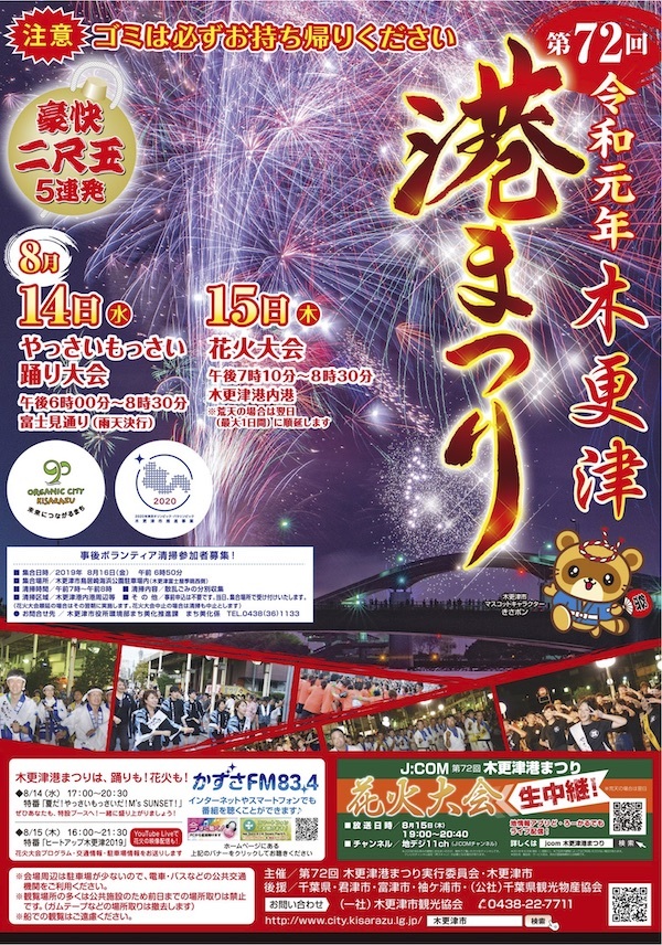 第72回木更津港まつり花火大会