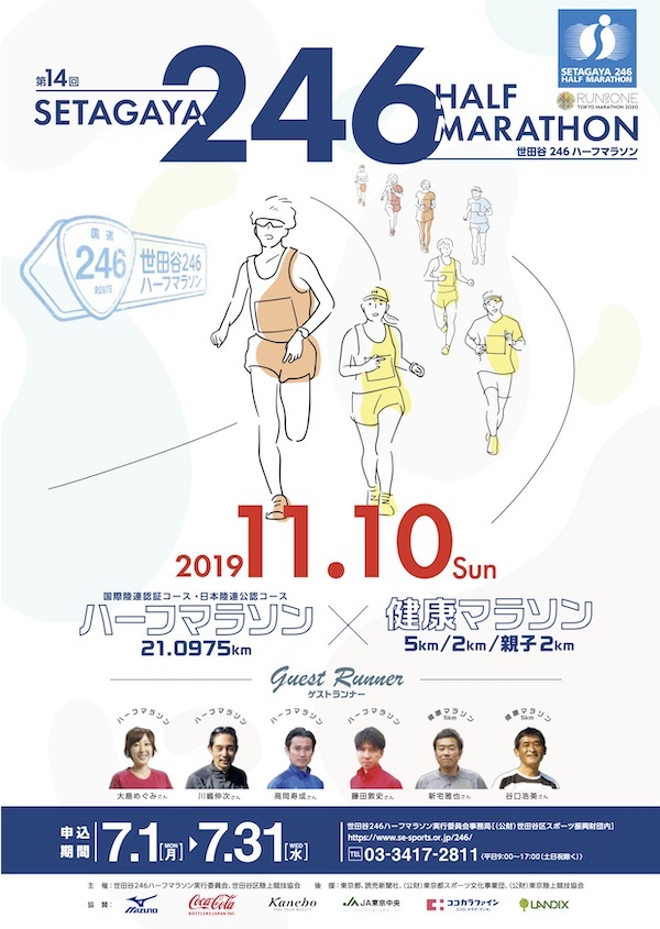 第14回世田谷246ハーフマラソン