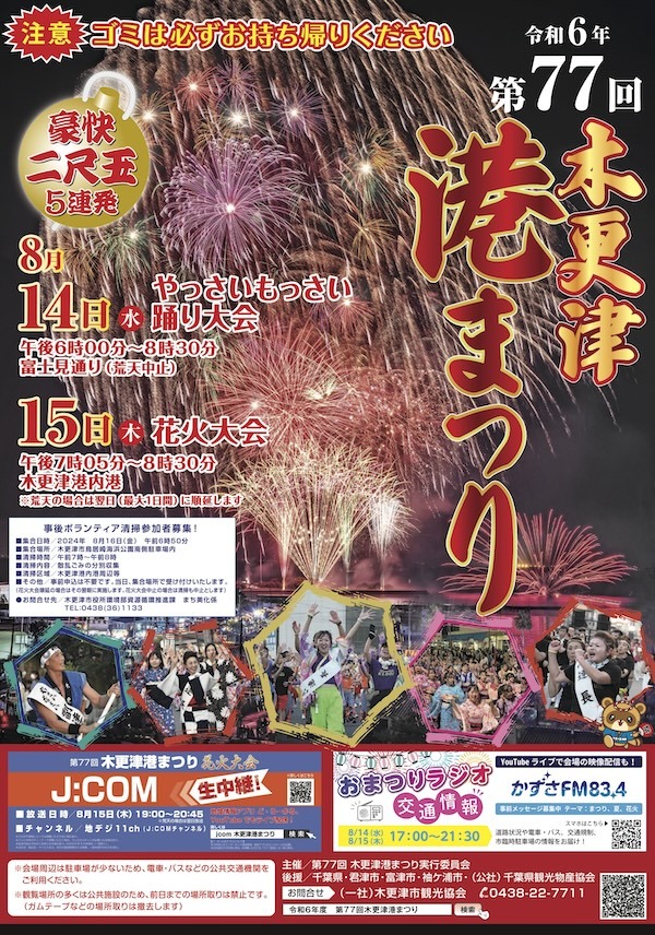 第77回木更津港まつり花火大会