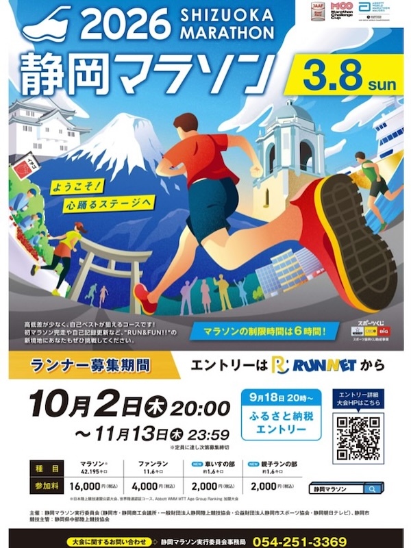 静岡マラソン 2026